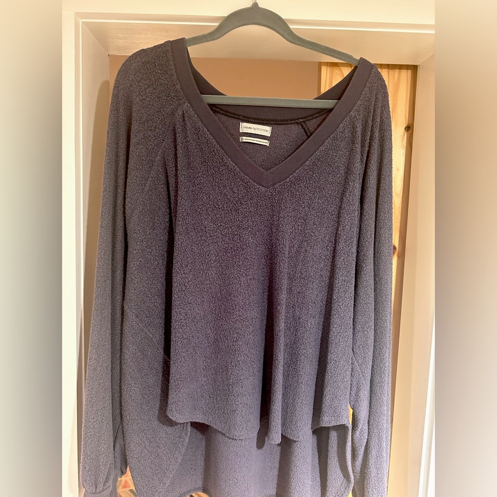 Urban Outfitters Navy Long Sleeve Top